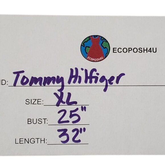 Tommy Hilfiger Mens Blue Long Sleeve Button Down Shirt Classic Fit XL - Picture 4 of 4